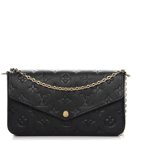 louis vuitton black chain bag|louis vuitton chain wallet felicie.